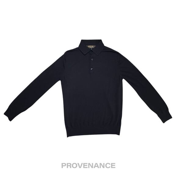 Loro Piana Black Polo Sweatshirt - Picture 1 of 13
